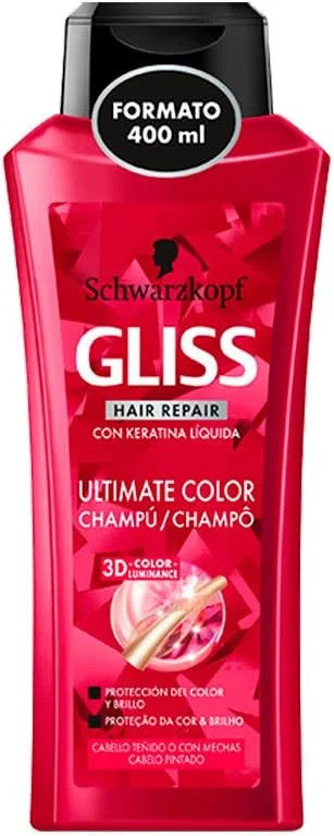 شامپو تثبیت کننده رنگ مو Schwarzkopf Gliss Ultimate Colour حجم 400 میلی لیتر
