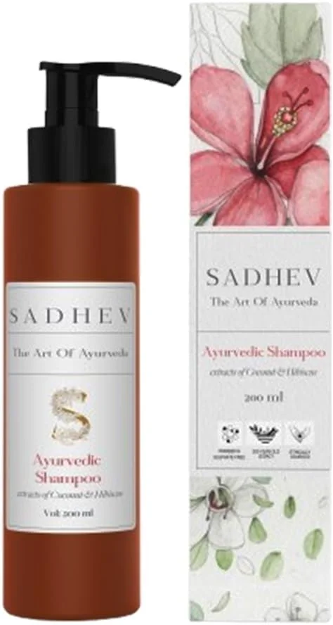 سادهو - شامپو آیورودا - نارگیل و گل بامیه