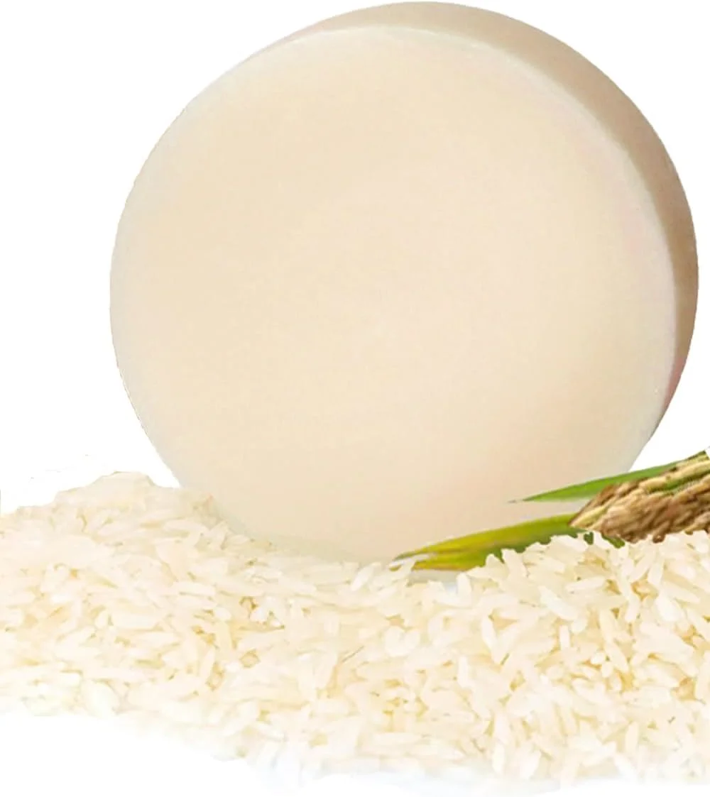 شامپو بار آب برنج برای تقویت و ترمیم مو - فرمول وگان بدون سولفات با روغن های مغذی - شامپو جامد برای موهای سالم، موهای نازک و موهای رنگ شده، 90 گرم