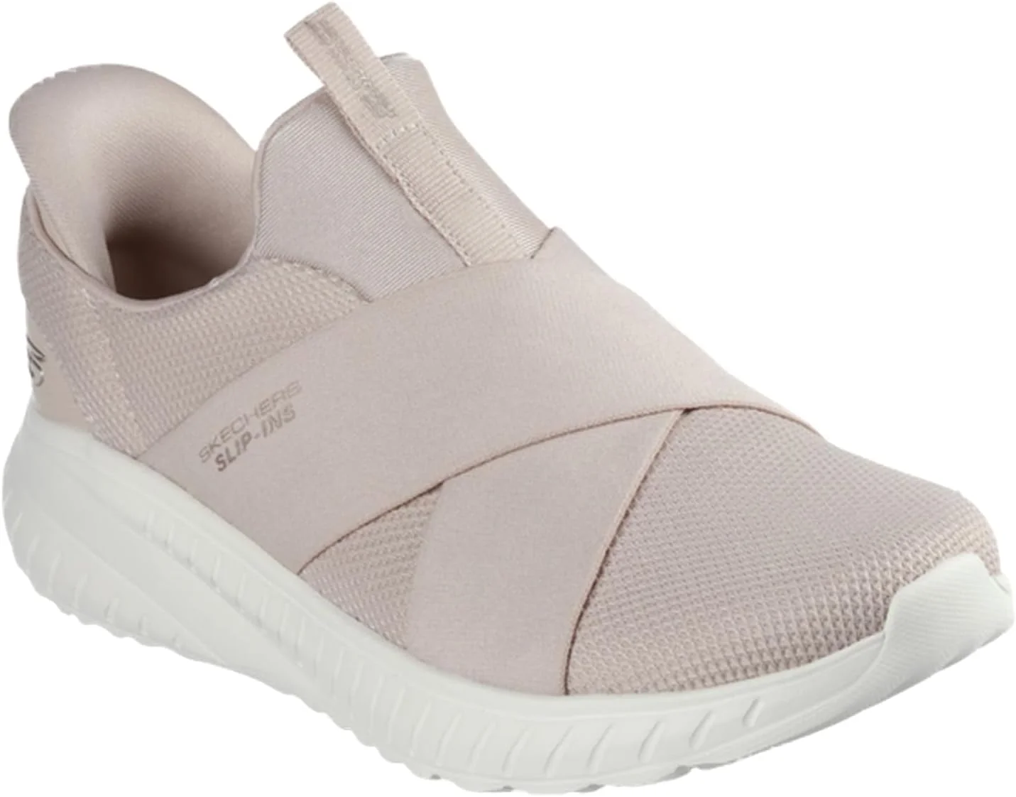 کفش ورزشی زنانه اسکیچرز مدل 117505 - کفش های ورزشی لغزنده با بند ضربدری - Bobs Squad Chaos -