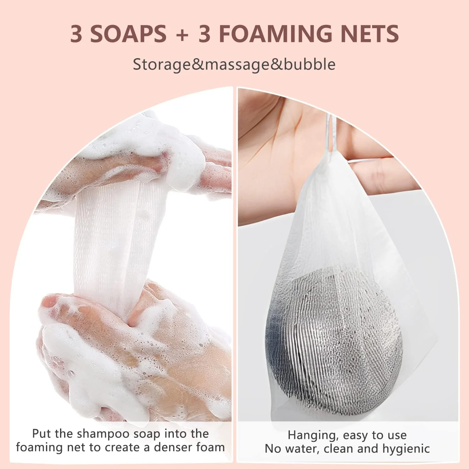 شامپو بار ردنُو مشکی و ضخیم کننده مو، صابون فالیوپا مولتی فلورا، صابون پلی گونوم به همراه تور کف ساز، شامپو حاوی عصاره شو وو، پاک کننده عمقی پوست سر، ارگانیک، مرطوب کننده و ترمیم کننده آسیب مو (3 عدد)