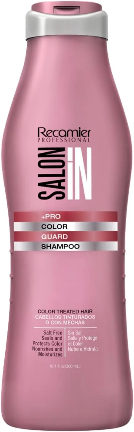 شامپو موهای رنگ شده رکامیر پروفشنال سالن مدل 34516، محافظت کننده در برابر اشعه UV، حجم 300 میلی لیتر