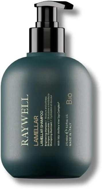شامپو لاملار ریول بی. ای او - شامپو درخشان کننده ملایم با فناوری لاملار برای موهای صاف و بدون وز، مراقبت طبیعی از ایتالیا (ارگانیک COSMOS، بدون پارابن و سولفات) (275 میلی لیتر)