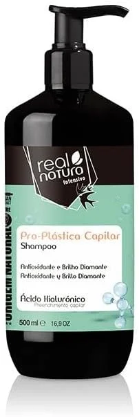 شامپو بدون نمک رئال ناتورا پرو پلاستیک ترمیم عمقی رطوبت شدید سازگار با محیط زیست 500 میلی لیتر