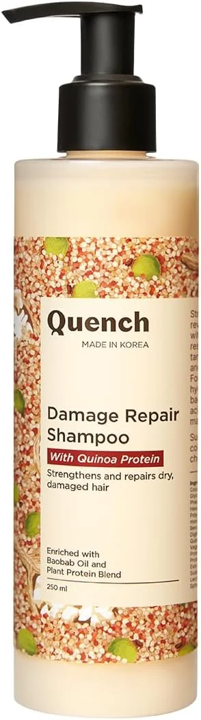 شامپو ترمیم کننده مو کوئنچ بوتانیکس حاوی پروتئین کینوا، 250 میلی لیتر