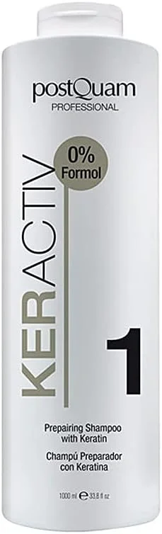 شامپو ترمیم کننده مو Postquam حاوی کراتین 1000 میلی لیتر