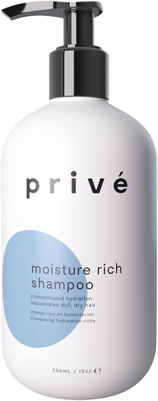 شامپو آبرسان قوی پرایو - آبرسانی عمیق برای موهای خشک و بی جان، 355 میلی لیتر