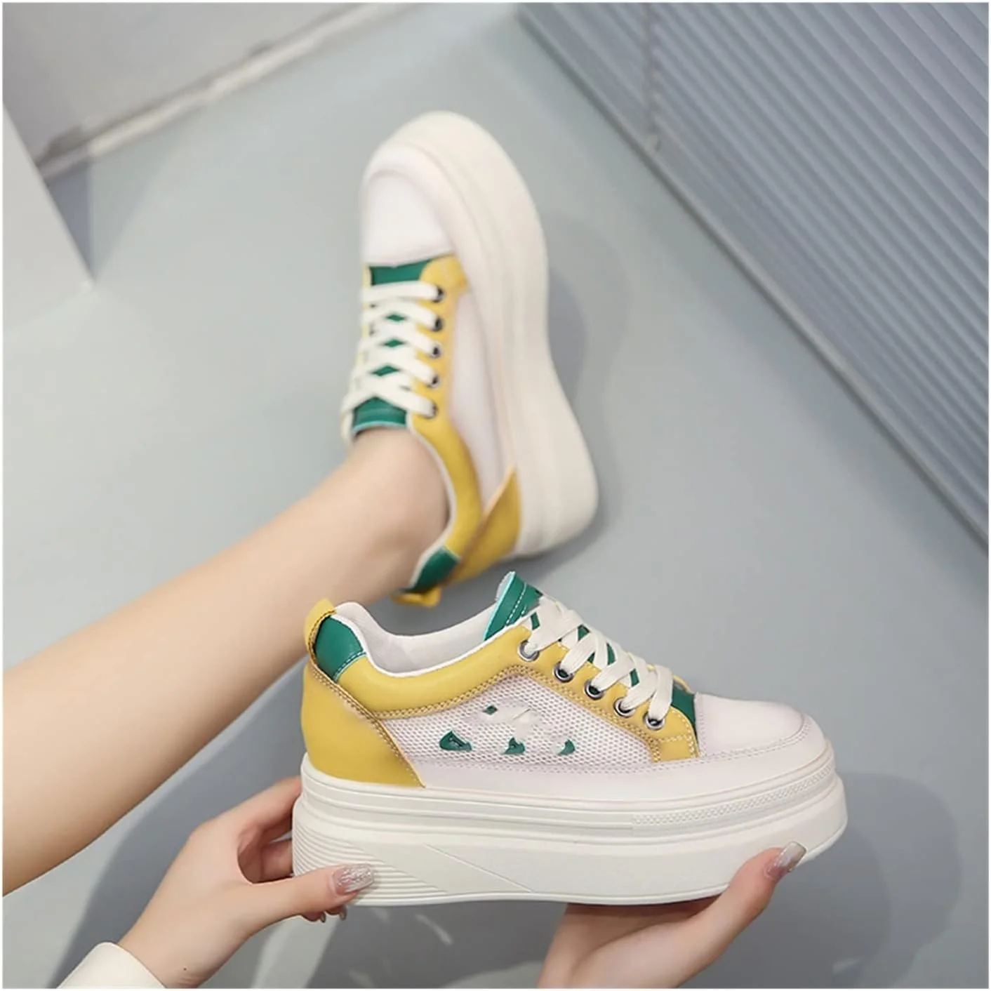 کفش ورزشی زنانه سمور، کفش دویدن سبک وزن با فوم حافظه دار، مناسب کار، تنیس، سالن ورزشی، مسافرت، داخل و خارج از منزل