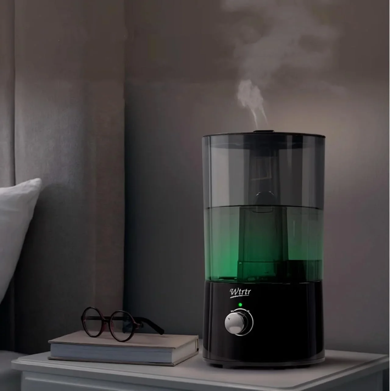 دستگاه بخور سرد التراسونیک 1.5 لیتری Wtrtr مدل قطره ای. دستگاه بخور هوای التراسونیک برای نوزادان (مشکی) دستگاه بخور سرد التراسونیک 1.5 لیتری Wtrtr مدل قطره ای. دستگاه بخور هوای التراسونیک برای نوزادان (مشکی)