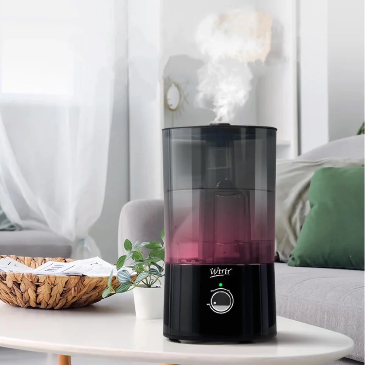 دستگاه بخور سرد التراسونیک 1.5 لیتری Wtrtr مدل قطره ای. دستگاه بخور هوای التراسونیک برای نوزادان (مشکی) دستگاه بخور سرد التراسونیک 1.5 لیتری Wtrtr مدل قطره ای. دستگاه بخور هوای التراسونیک برای نوزادان (مشکی)