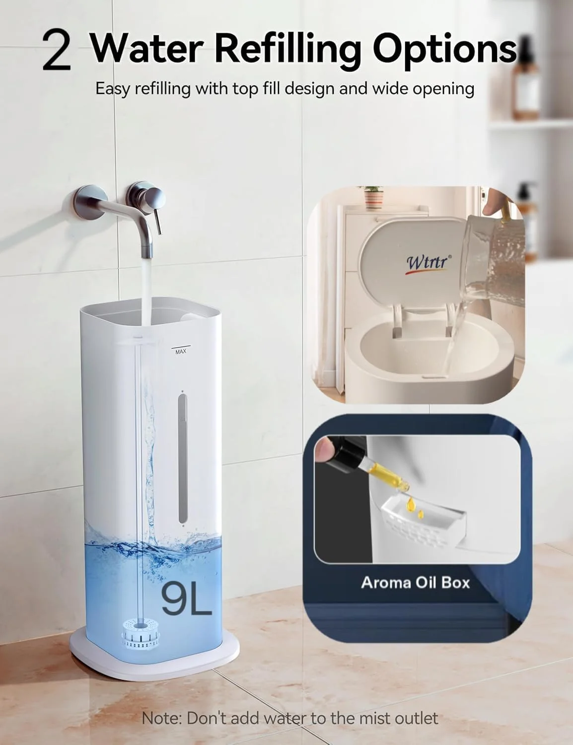 دستگاه بخور 9 تا 10 لیتری Wtrtr، دستگاه بخور ایستاده، دستگاه بخور اتاق خواب برای اتاق های بزرگ با لوله افزایش طول، دستگاه بخور سرد اتاق (9 لیتر) دستگاه بخور 9 تا 10 لیتری Wtrtr، دستگاه بخور ایستاده، دستگاه بخور اتاق خواب برای اتاق های بزرگ با لوله افزایش طول، دستگاه بخور سرد اتاق (9 لیتر)