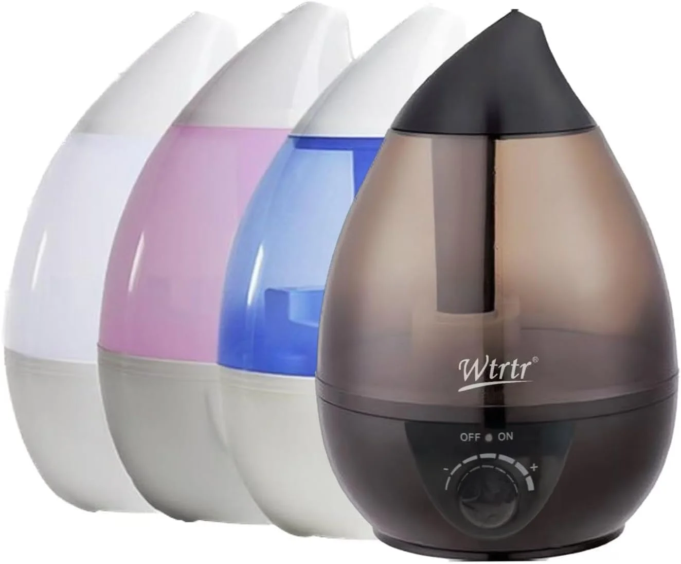 دستگاه مرطوب کننده هوای سرد Wtrtr برای اتاق خواب، مرطوب کننده اولتراسونیک 3 لیتری برای نوزادان، واحد مرطوب کننده ممتاز، عملکرد فوق العاده آرام و خاموش شدن خودکار (مشکی) دستگاه مرطوب کننده هوای سرد Wtrtr برای اتاق خواب، مرطوب کننده اولتراسونیک 3 لیتری برای نوزادان، واحد مرطوب کننده ممتاز، عملکرد فوق العاده آرام و خاموش شدن خودکار (مشکی)