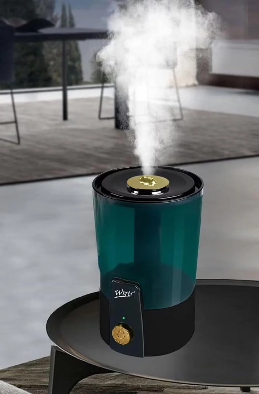 دستگاه بخور سرد 4 لیتری Wtrtr مناسب اتاق خواب، پخش کننده اسانس روغنی، دستگاه بخور گیاهان، دکوری مدرن رومیزی، هدیه برای خانم ها و آقایان (مشکی) دستگاه بخور سرد 4 لیتری Wtrtr مناسب اتاق خواب، پخش کننده اسانس روغنی، دستگاه بخور گیاهان، دکوری مدرن رومیزی، هدیه برای خانم ها و آقایان (مشکی)
