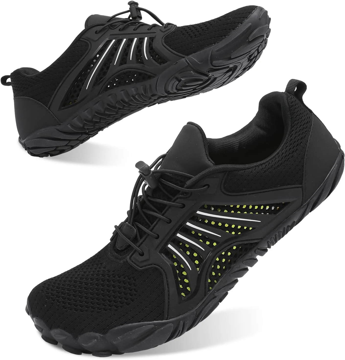 کفش های آبی ورزشی پیاده روی مردانه و زنانه Scurtain، خشک شونده سریع، طرح بَرهنه پا، مناسب شنا و ساحل با قابلیت زهکشی
