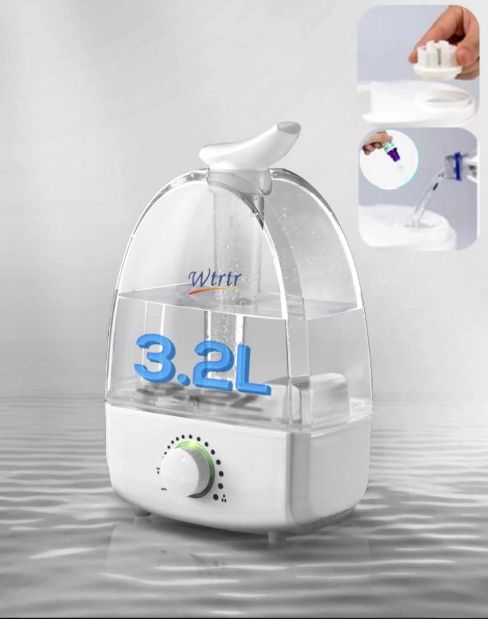 دستگاه بخور سرد 3.2 لیتری Wtrtr مدل WTR-2106 دستگاه بخور سرد 3.2 لیتری Wtrtr مدل WTR-2106