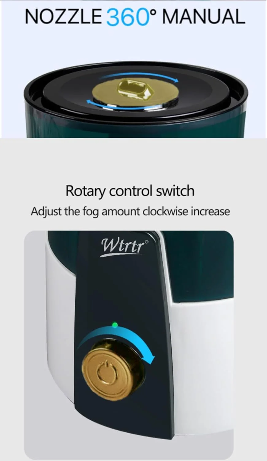 دستگاه بخور سرد 4 لیتری Wtrtr مناسب اتاق خواب، پخش کننده اسانس روغنی، دستگاه بخور گیاهان، دکوری مدرن رومیزی، هدیه برای خانم ها و آقایان (مشکی) دستگاه بخور سرد 4 لیتری Wtrtr مناسب اتاق خواب، پخش کننده اسانس روغنی، دستگاه بخور گیاهان، دکوری مدرن رومیزی، هدیه برای خانم ها و آقایان (مشکی)