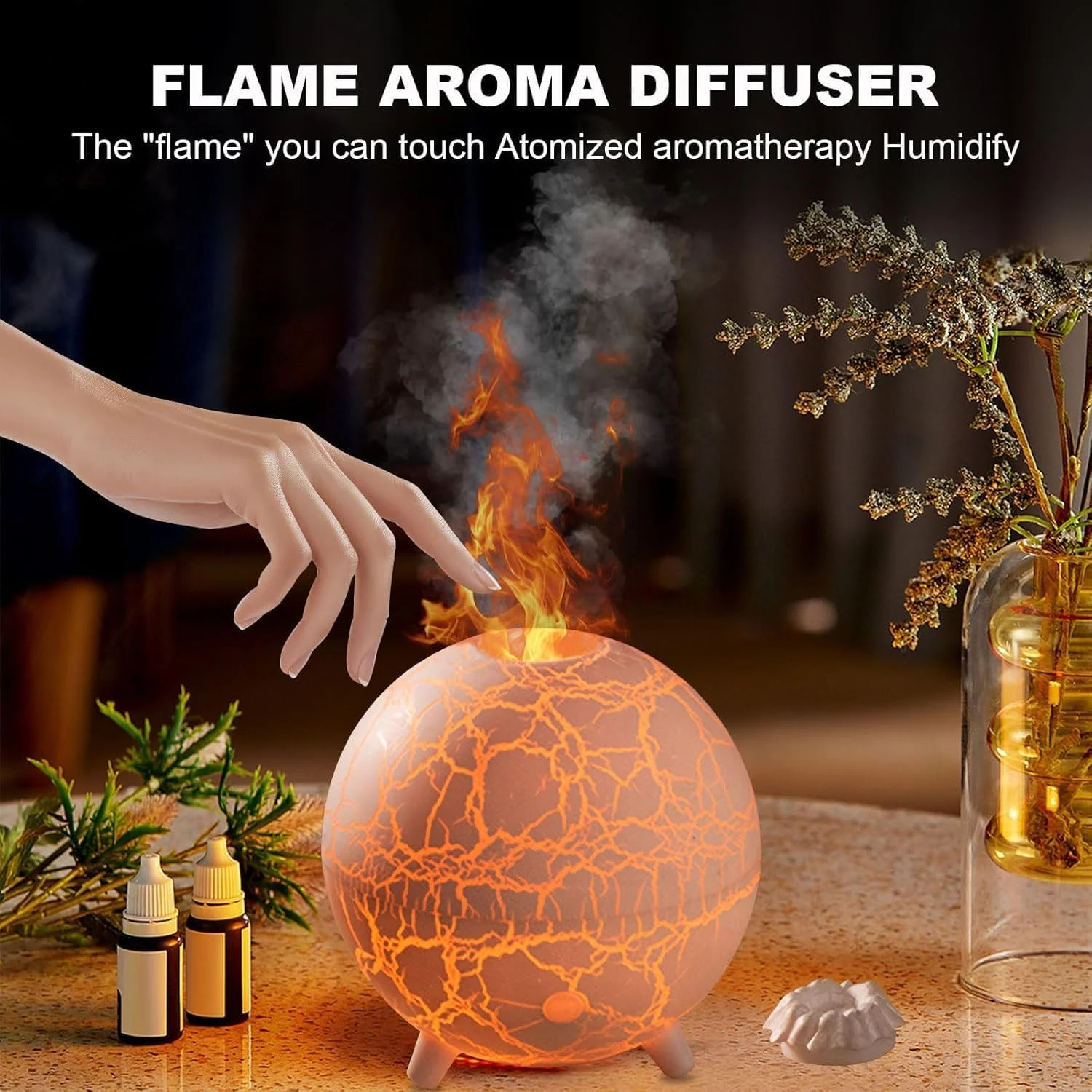 دستگاه بخور سرد کوچک Wtrtr، 200 میلی لیتر، دستگاه بخور با مه خنک و زیبا برای اتاق خواب کودکان با چراغ شب LED 7 رنگ، پخش کننده روغن ضروری کوچک (سفید) دستگاه بخور سرد کوچک Wtrtr، 200 میلی لیتر، دستگاه بخور با مه خنک و زیبا برای اتاق خواب کودکان با چراغ شب LED 7 رنگ، پخش کننده روغن ضروری کوچک (سفید)