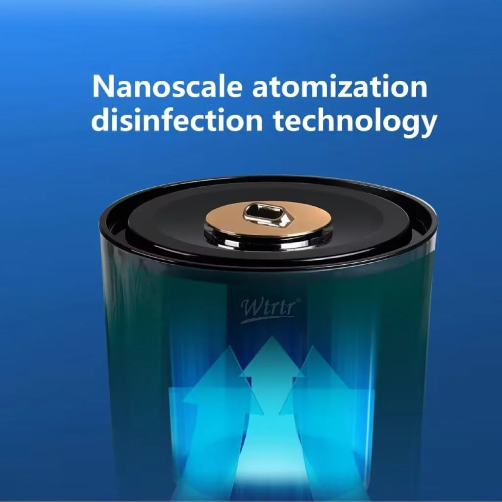 دستگاه بخور سرد 4 لیتری Wtrtr مناسب اتاق خواب، پخش کننده اسانس روغنی، دستگاه بخور گیاهان، دکوری مدرن رومیزی، هدیه برای خانم ها و آقایان (مشکی) دستگاه بخور سرد 4 لیتری Wtrtr مناسب اتاق خواب، پخش کننده اسانس روغنی، دستگاه بخور گیاهان، دکوری مدرن رومیزی، هدیه برای خانم ها و آقایان (مشکی)