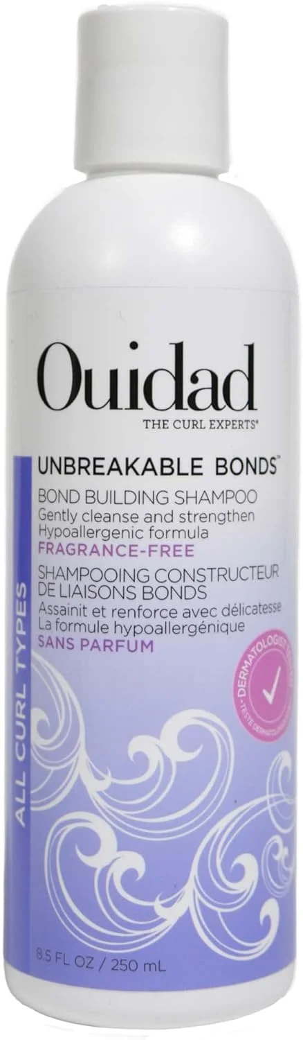 شامپو تقویت کننده پیوند موهای فر OUIDAD Unbreakable Bonds - بدون عطر - 250 میلی لیتر