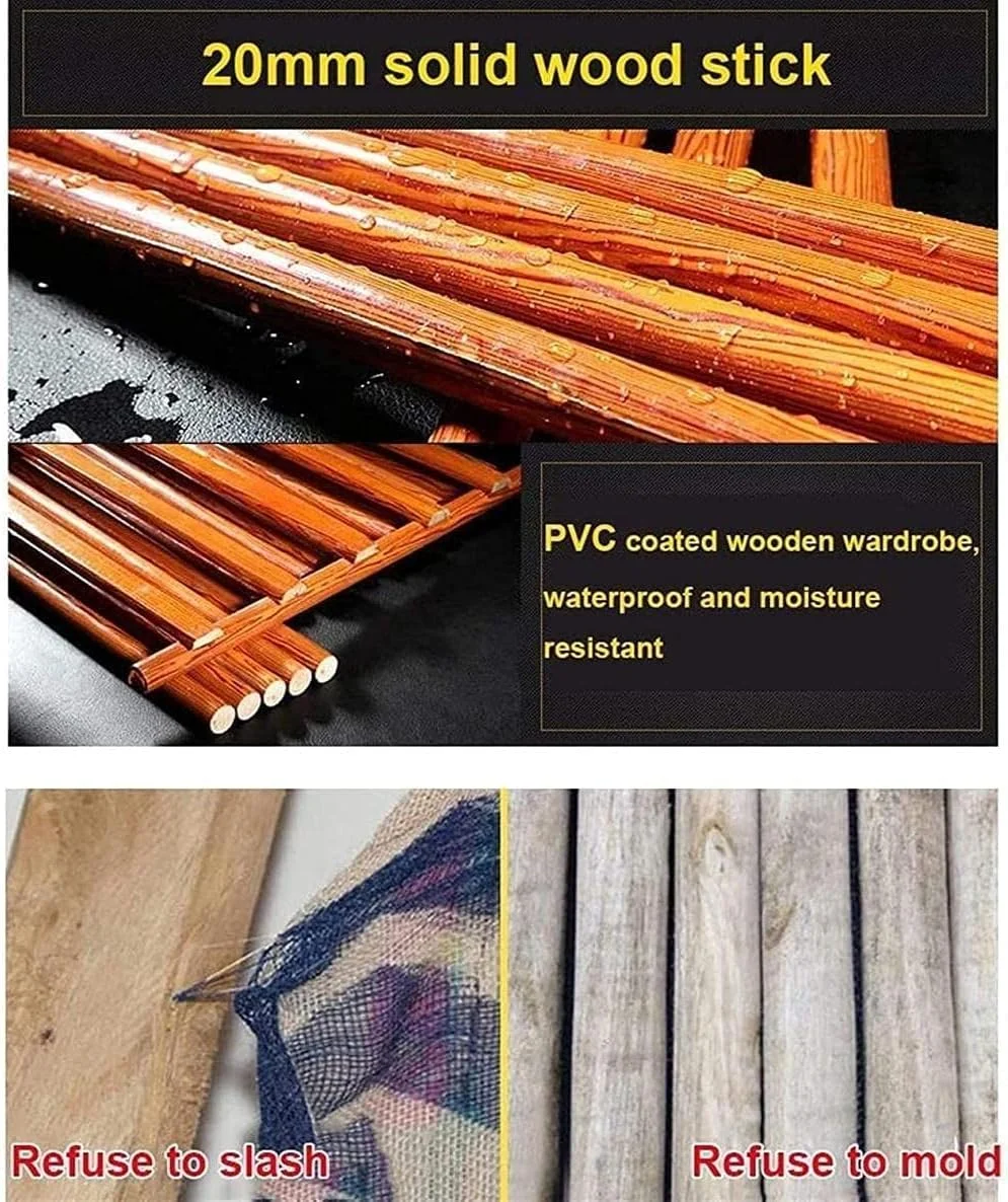 کمد لباس پارچه ای قابل حمل، کمد لباس اتاق خواب، کمد ایستاده، کمد نگهداری لباس، سازمان دهنده کمد لباس قابل حمل، قفسه سازماندهی لباس، کمد لباس قابل حمل/D