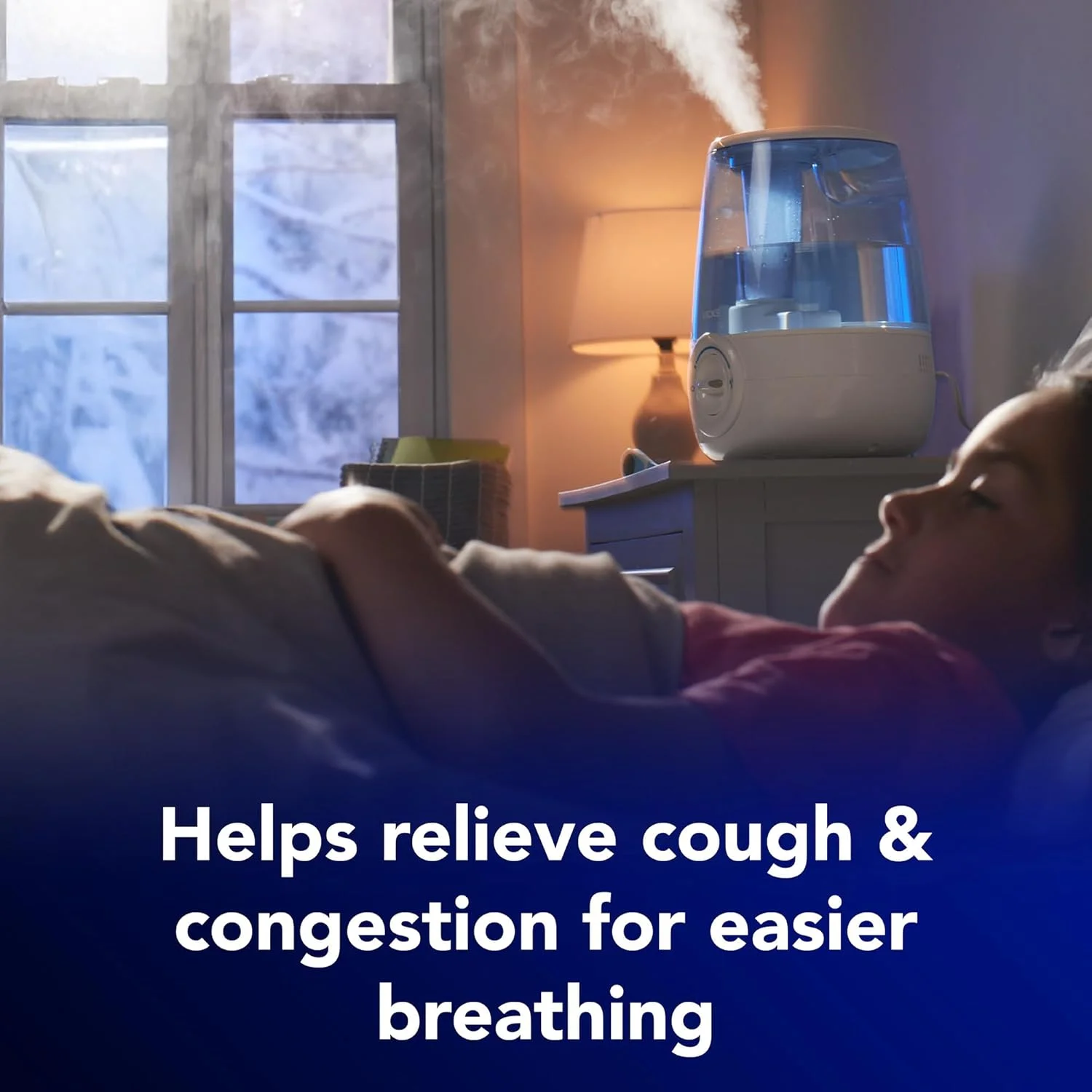 دستگاه بخور سرد بدون فیلتر التراسونیک Vicks، مناسب اتاق متوسط، مخزن 1.2 گالن - دستگاه بخور برای اتاق نوزاد و کودک، اتاق خواب و غیره دستگاه بخور سرد بدون فیلتر التراسونیک Vicks، مناسب اتاق متوسط، مخزن 1.2 گالن - دستگاه بخور برای اتاق نوزاد و کودک، اتاق خواب و غیره