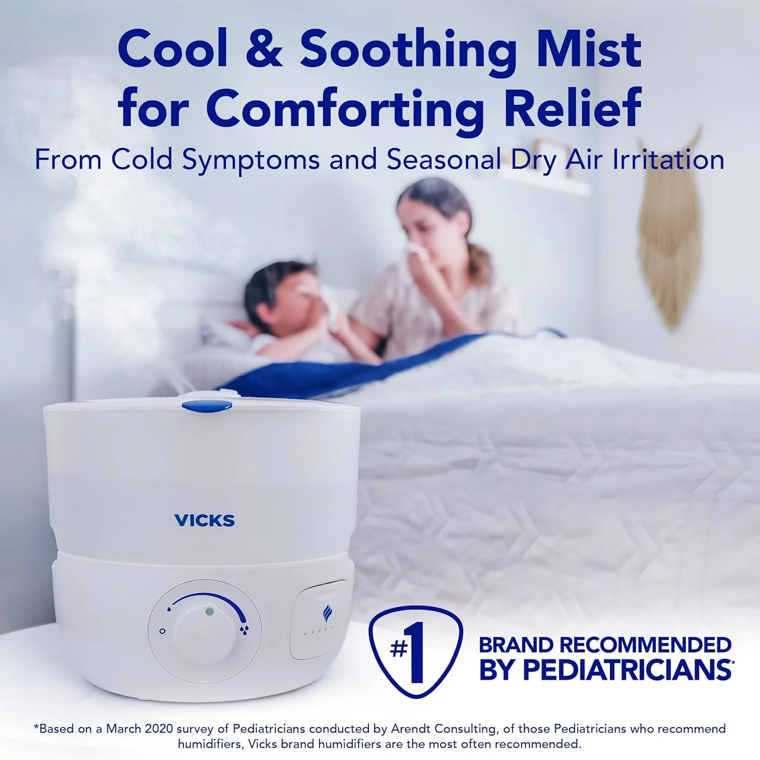 دستگاه بخور سرد بدون فیلتر ویکس مدل PUR EasyCare+ با قابلیت پر شدن آسان از بالا، مناسب اتاق کوچک – با قابلیت استفاده از بخور به دو روش – سازگار با VapoPads و VapoSteam، رنگ سفید دستگاه بخور سرد بدون فیلتر ویکس مدل PUR EasyCare+ با قابلیت پر شدن آسان از بالا، مناسب اتاق کوچک – با قابلیت استفاده از بخور به دو روش – سازگار با VapoPads و VapoSteam، رنگ سفید