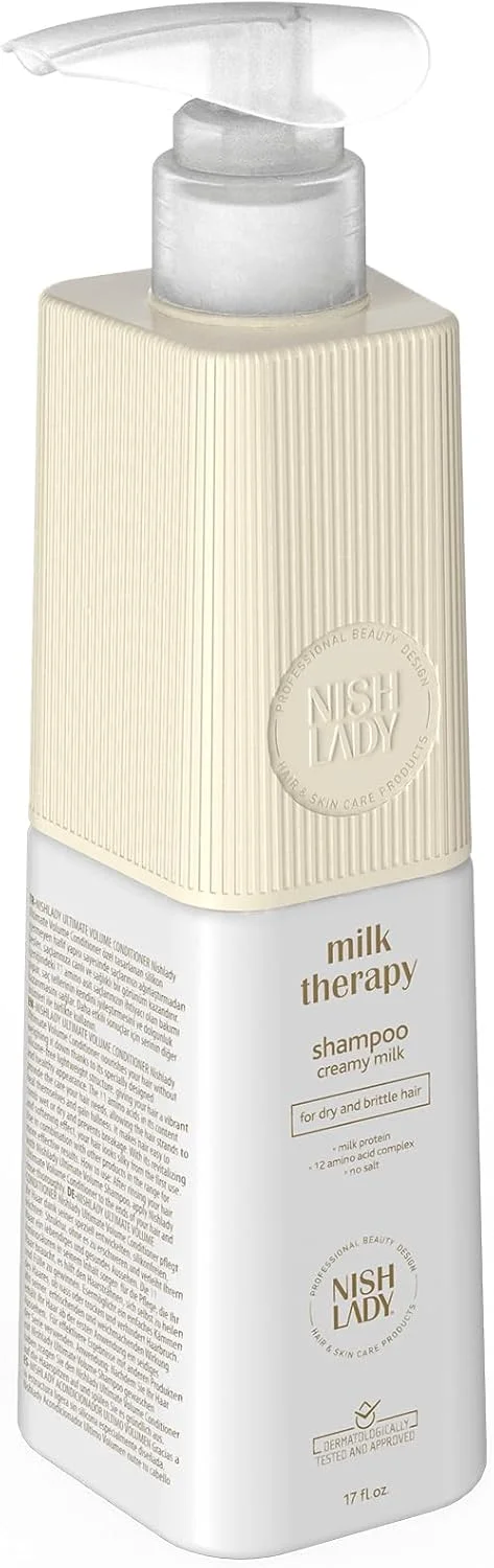 شامپو مراقبت از مو تراپی شیر نیشلیدی 503 میلی لیتر - شامپو مو شیر خامه ای برای موهای خشک و شکننده