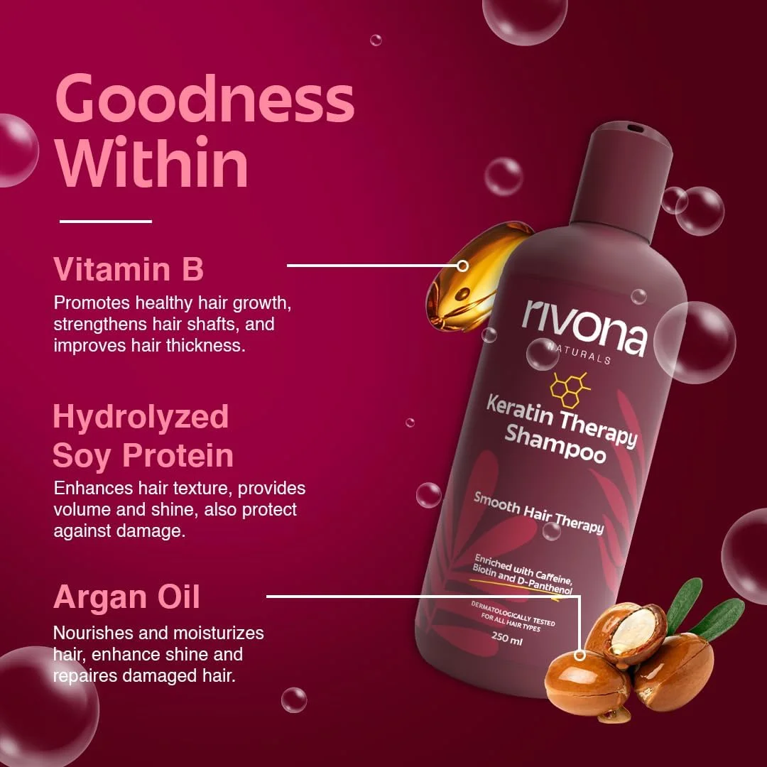شامپو پروتئین کراتین ریونا نچرالز برای جلوگیری از شکستگی، رشد مو و کنترل آسیب | بدون پارابن و سولفات (250 میلی لیتر) شامپو پروتئین کراتین ریونا نچرالز برای جلوگیری از شکستگی، رشد مو و کنترل آسیب | بدون پارابن و سولفات (250 میلی لیتر)