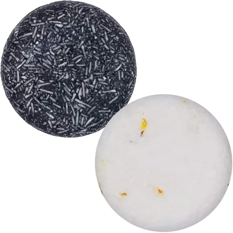 ورت شامپو بار طبیعی برای موهای خشک و آسیب دیده رنگ شده، 2 عدد صابون شامپو جامد با عصاره گیاهی، کمک به توقف ریزش مو و تقویت رشد سالم، 120 گرم