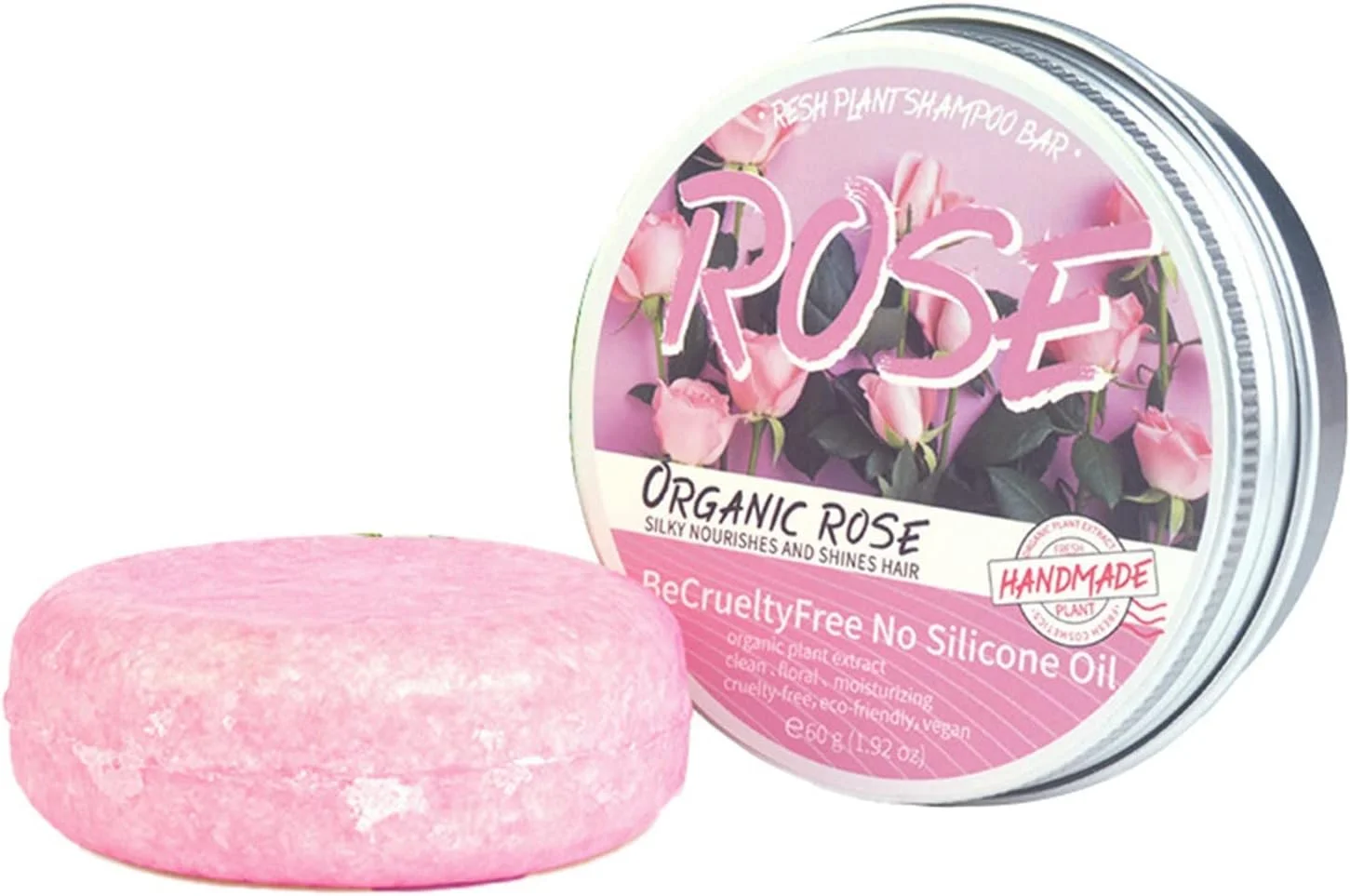 شامپو بار طبیعی برای مو، صابون شامپو جامد برای موهای خشک و آسیب دیده، اسانس گیاهی گیاهی به توقف ریزش مو کمک می کند و باعث رشد سالم مو می شود (C)