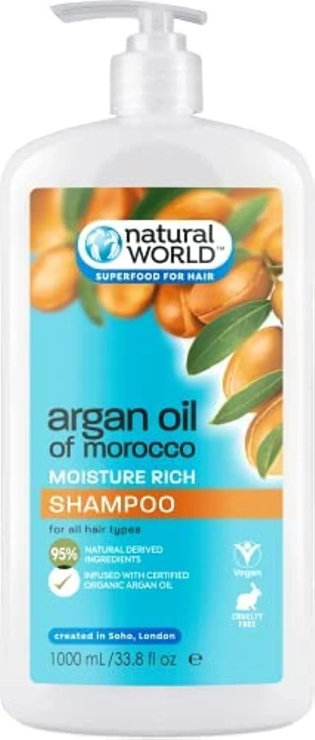 شامپو آرگان نچرال ورلد 1000 میلی لیتر