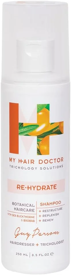 شامپو ترمیم کننده و احیا کننده موهای خشک و آسیب دیده غنی شده با روغن آرگان مای هیر داکتر | بدون سولفات، مناسب برای وگان، 250 میلی لیتر