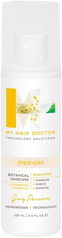 شامپو روزانه سبک و غنی کننده مو دکتر موی من، حاوی کراتین، مناسب برای انواع مو | بدون سولفات، محصول گیاهی مراقبت از مو 250 میلی لیتر