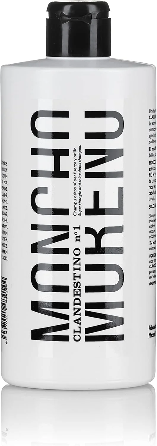 شامپو ترمیم کننده فوق العاده موهای آسیب دیده شماره 1 کلاندستینو مونچو مورنو، درمان مغذی و تقویت کننده مو (650 میلی لیتر)، فرمول مخفی (و تقریبا معجزه آسا)