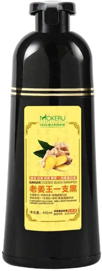 شامپو رنگ موی زنجبیلی مشکی موکرو، ارگانیک، خالص و طبیعی 500 میلی لیتر