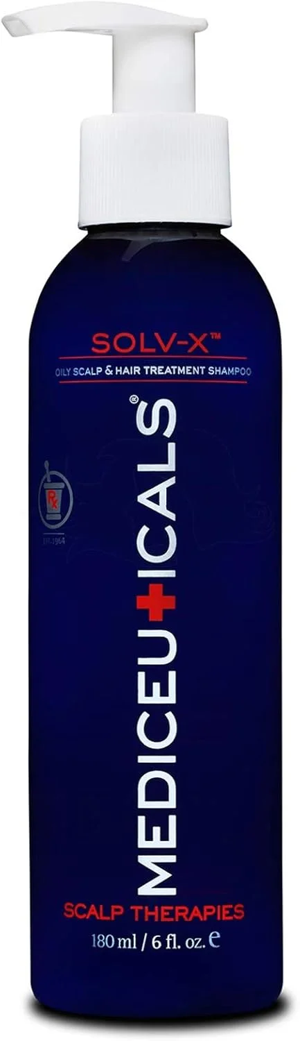 شامپو درمان مو و پوست سر چرب Mediceuticals Therapro Solv-X - 33.8 اونس/لیتر