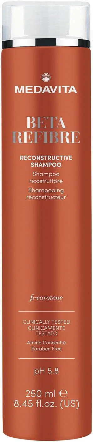 شامپو بازسازی کننده مو مداویتا 250 میلی لیتر، بازسازی فیبر مو، ساخت ایتالیا