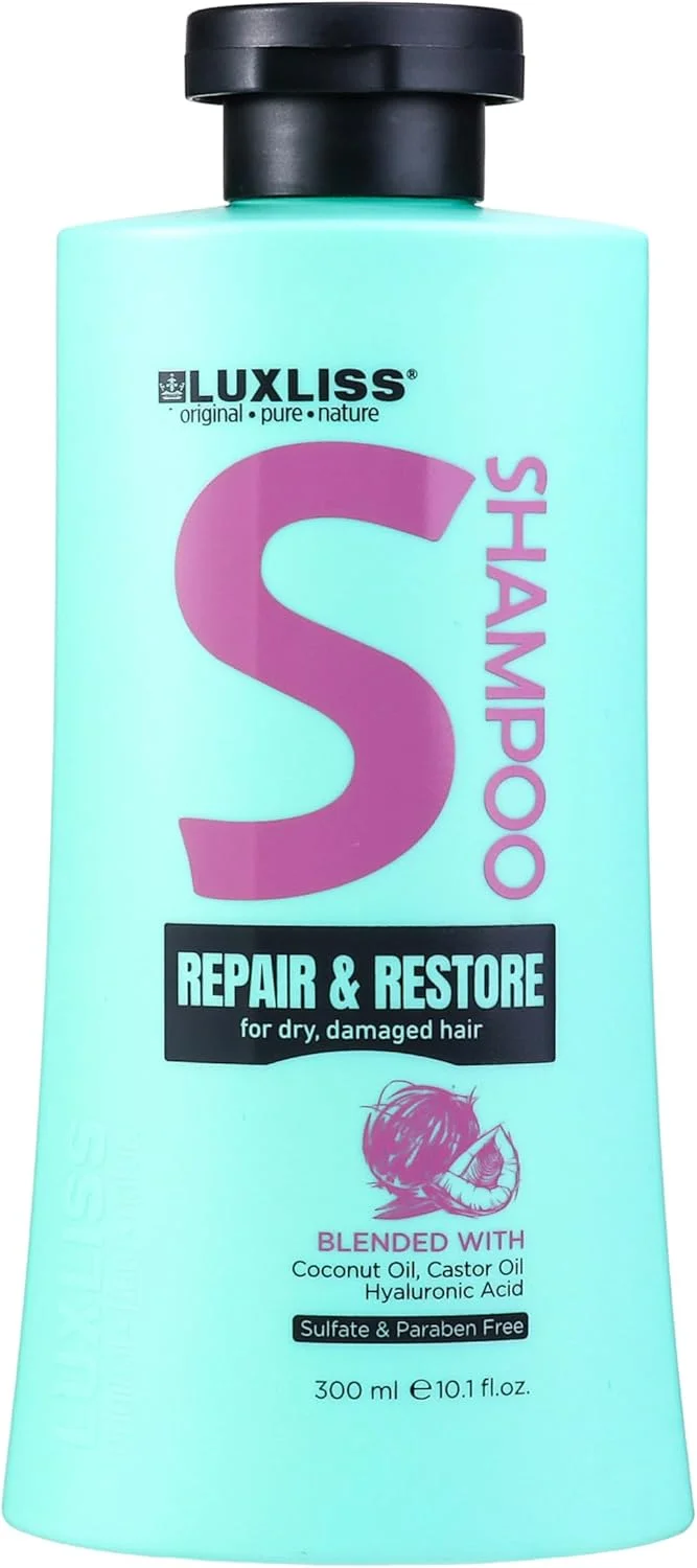 شامپو ترمیم کننده و احیا کننده موهای خشک و آسیب دیده لوکسلیس 300 میلی لیتر