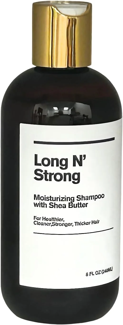 شامپو مرطوب کننده لانگ اِن استرانگ با شی باتر! موها را تمیز و نرم می کند و به دستیابی به تعادل PH عالی برای انواع موها کمک می کند