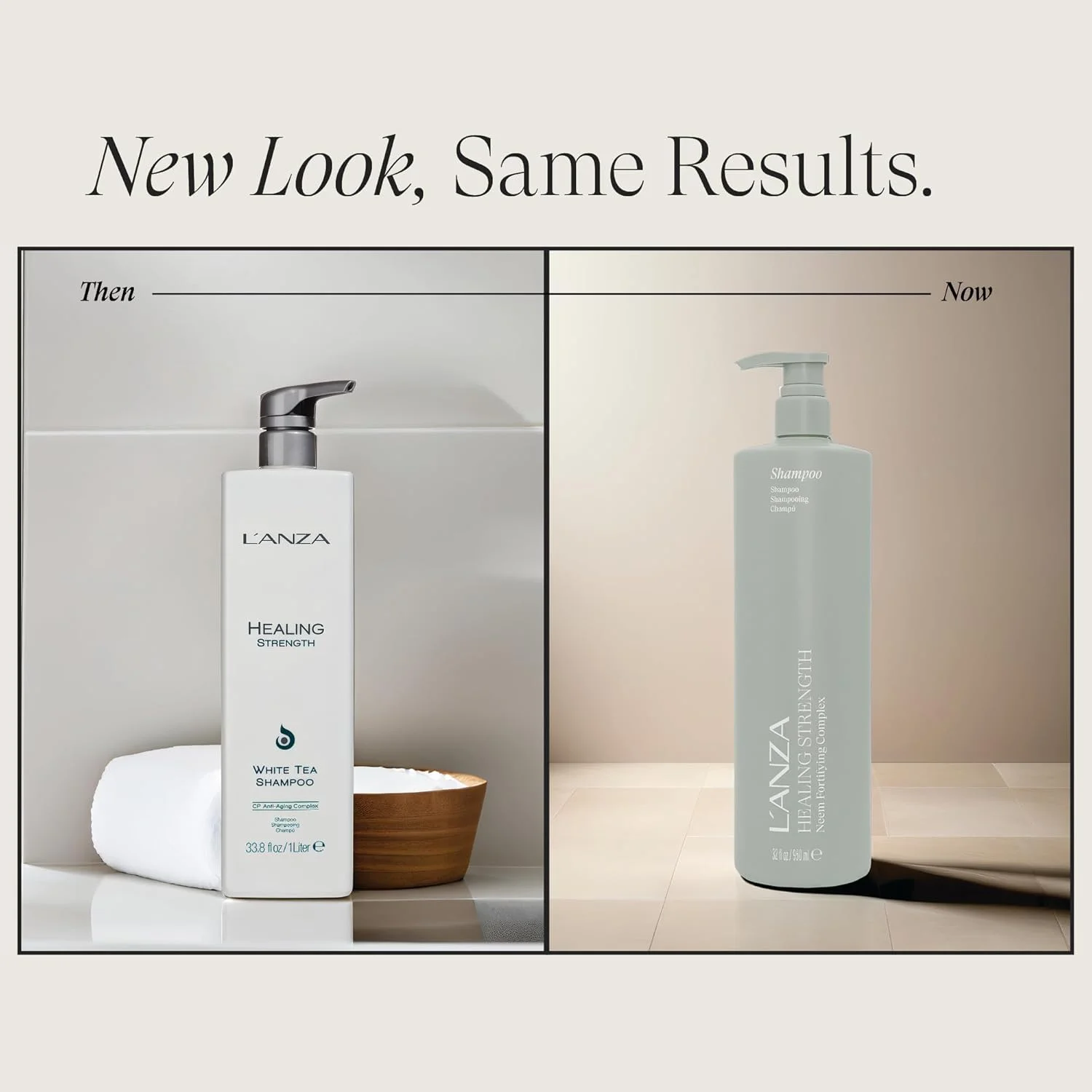 شامپو چای سفید ترمیم کننده L'ANZA Healing Strength، 1000 میلی لیتر