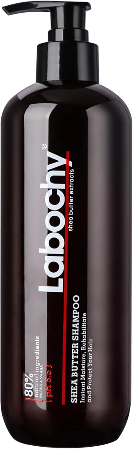 شامپو شی باتر لابوچی با 80% مواد طبیعی حجم 500 میلی لیتر