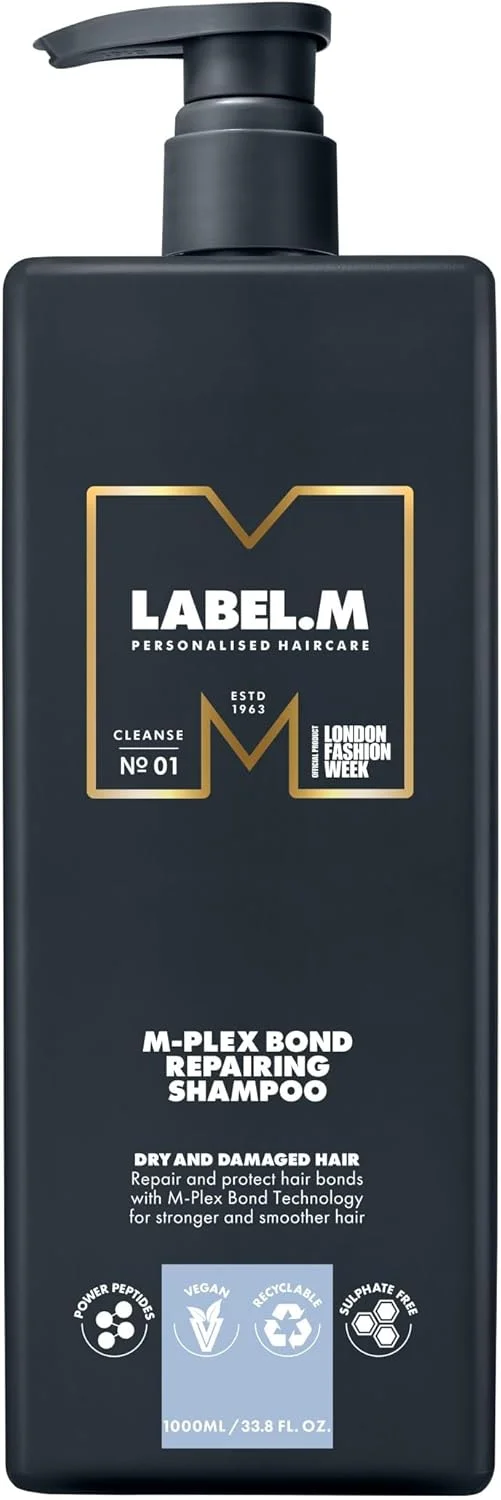 شامپو ترمیم کننده پیوند مو لیبل ام ام-پلکس 1000 میلی لیتر – همراه با پمپ قابل بازیافت