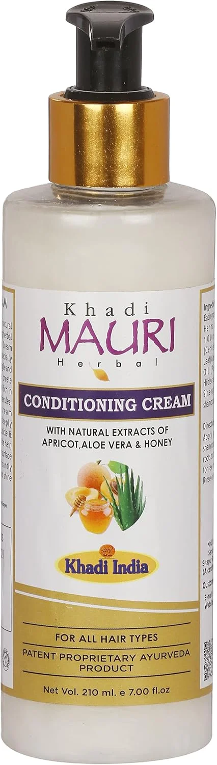 شامپو کرمی گیاهی نرم کننده مو خادی موری - درمان موهای خشک و آسیب دیده و نرم کننده طبیعی عمیق - غنی شده با روغن زردآلو، آلوئه ورا و مواد طبیعی - 210 میلی لیتر
