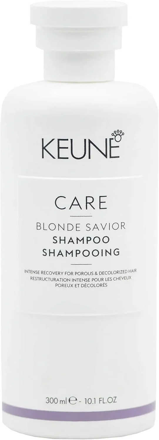 شامپو نجات دهنده موهای بلوند کئون - شامپو بدون سولفات طراحی شده برای آبرسانی و ترمیم موهای حساس، آسیب دیده و دکلره شده