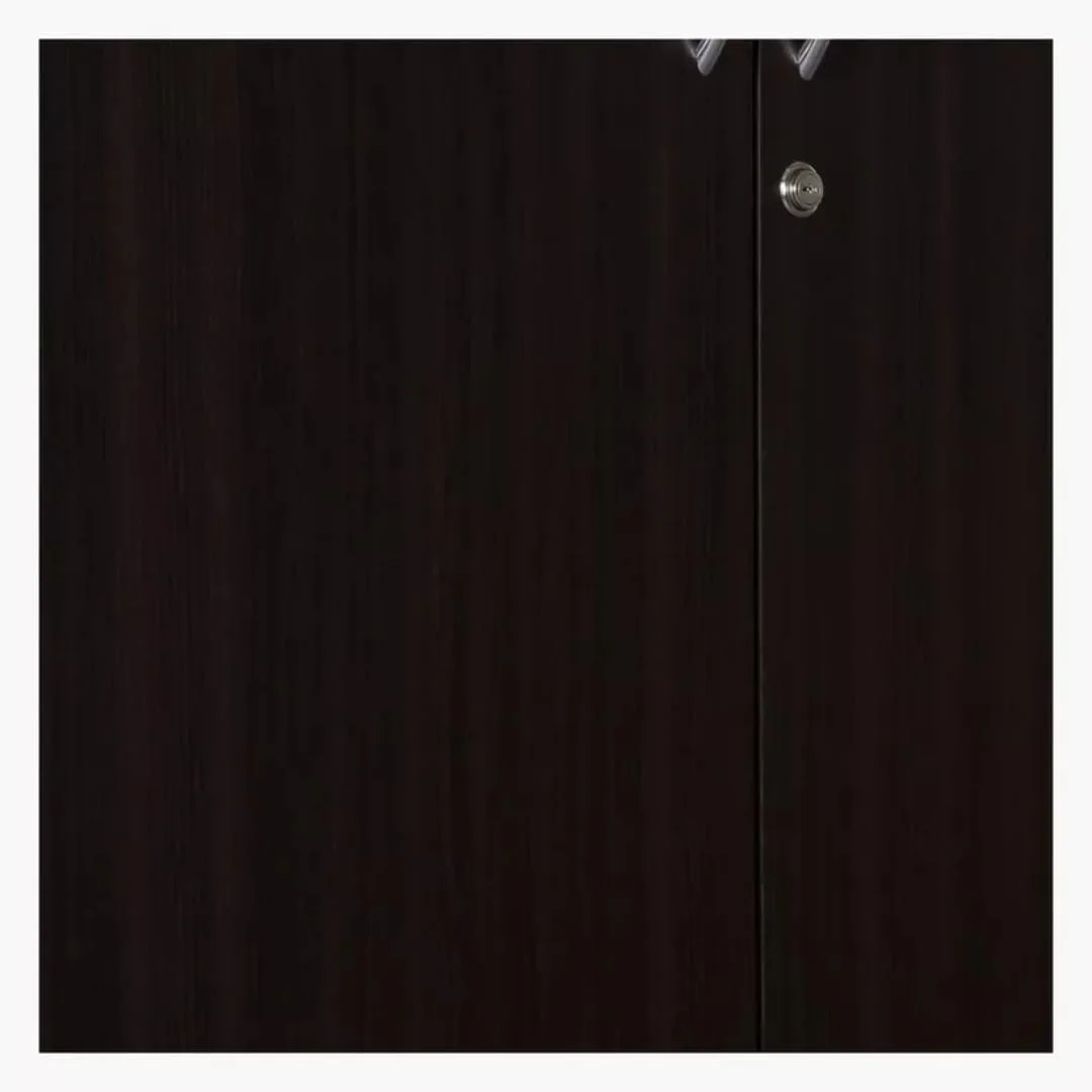 کمد لباس 4 درب Remedy با 4 کشو و درب و کشوهای قفل‌دار، رنگ ونگه