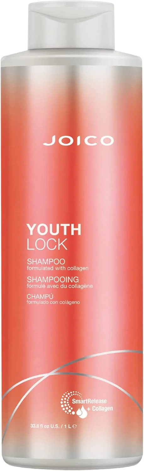 شامپو جویکو YouthLock فرموله شده با کلاژن | افزایش حجم و حالت ارتجاعی مو | کاهش شکستگی و وز | نرم کننده و باز کننده گره مو | افزایش درخشندگی | بدون سولفات | حاوی آرژنین | 1000 میلی لیتر
