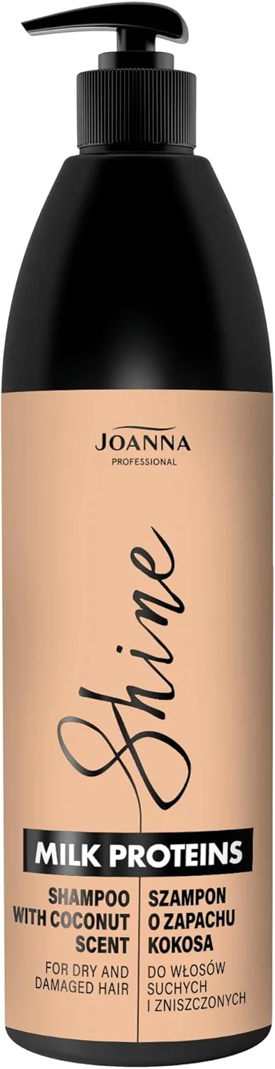 شامپو حرفه ای جوآنا غنی شده با پروتئین های شیر - شامپو پروتئین شیر برای موهای خشک و آسیب دیده - فرمول با دقت انتخاب شده - شامپو حرفه ای با پروتئین های شیر برای سالن ها - 1000 میلی لیتر