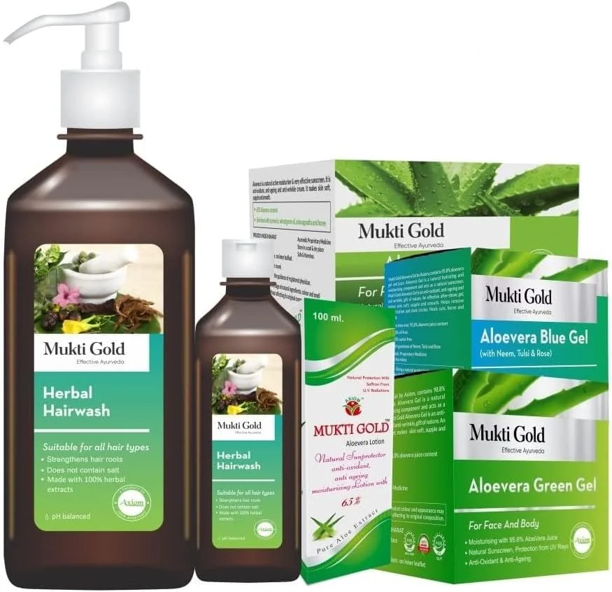 مجموعه طلایی جیوان راس موکتی شامل شامپو، لوسیون، کرم و ژل - بسته 6 عددی