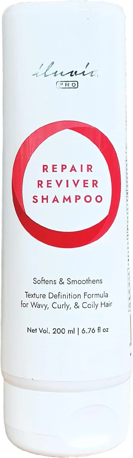 شامپو احیا کننده و ترمیم کننده موهای فر و مجعد iluvia برای حالت دهی طبیعی - بدون سولفات و پارابن 200 میلی لیتر (Shampoo200)