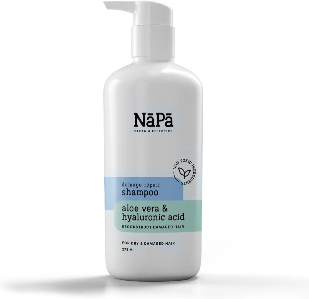 شامپو آبرسان ناپا برای موهای با تخلخل کم (225 میلی لیتر) برای موهای خشک و وز، مرطوب کننده، کنترل وز، نرم کننده موهای آسیب دیده، زبر/غیرقابل کنترل